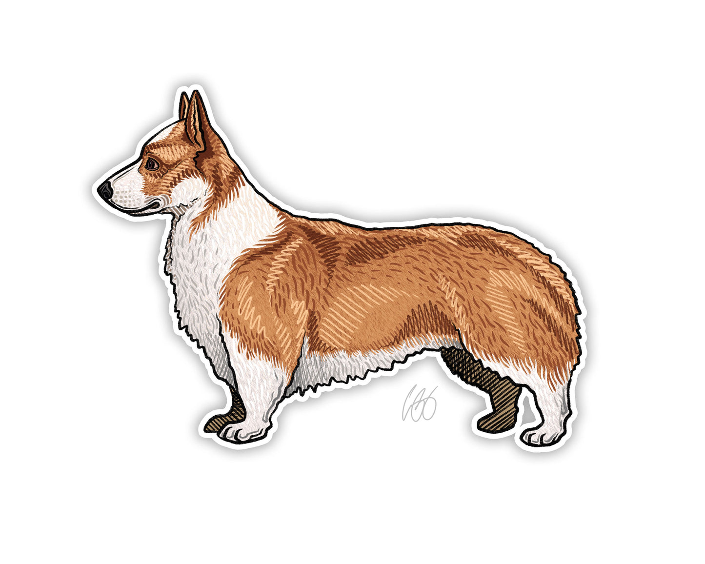 Welsh Corgi Decal