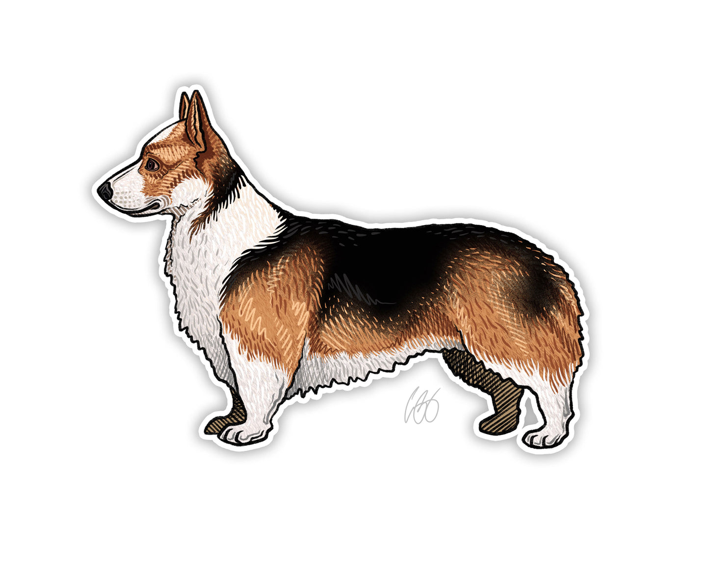 Welsh Corgi Decal