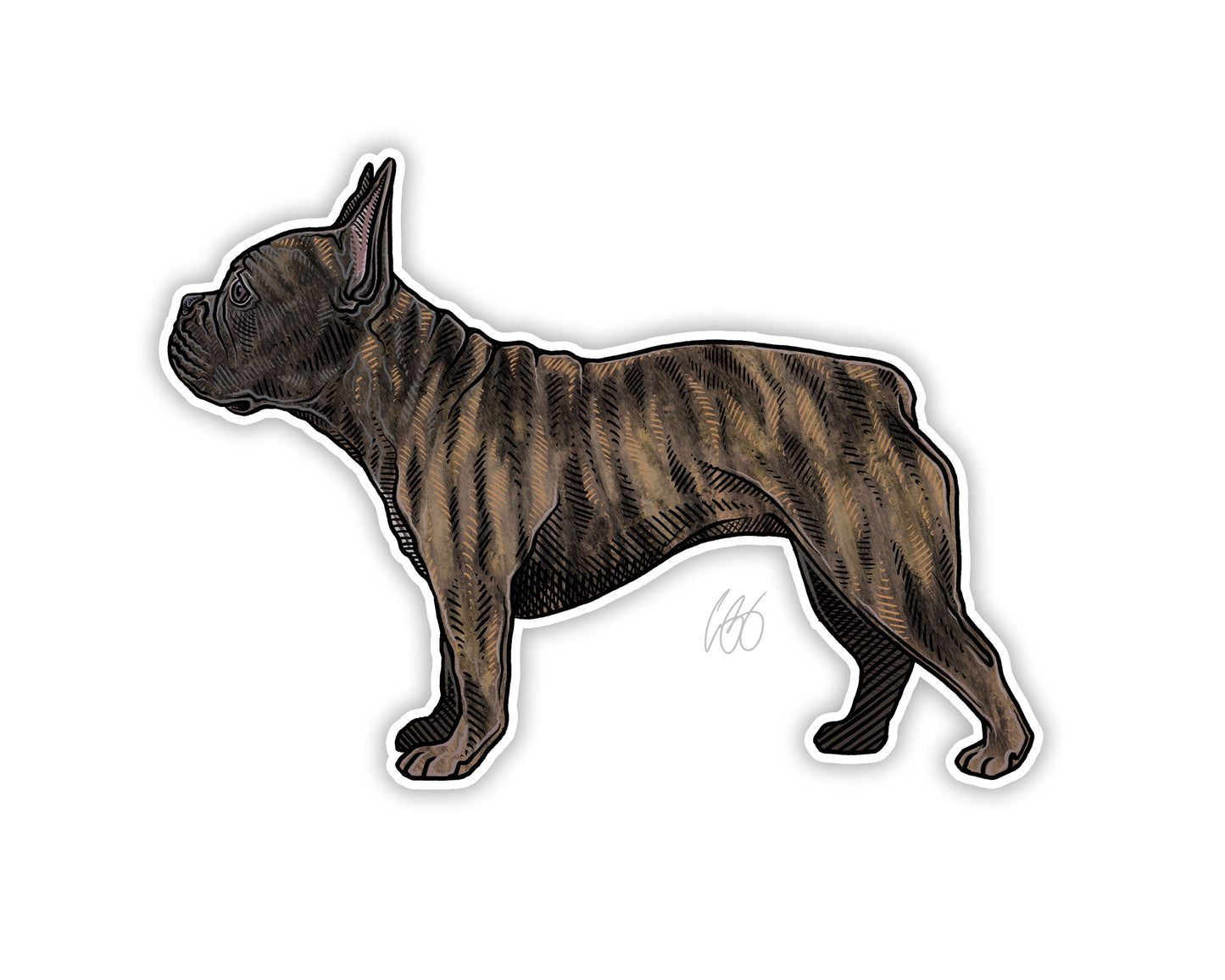 French Bulldog Decal