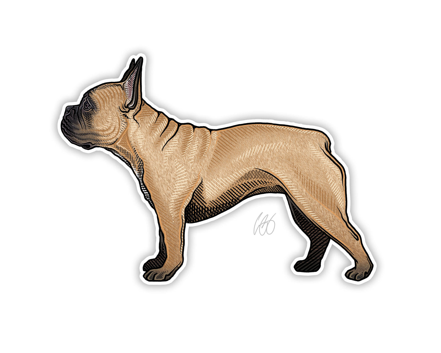 French Bulldog Decal