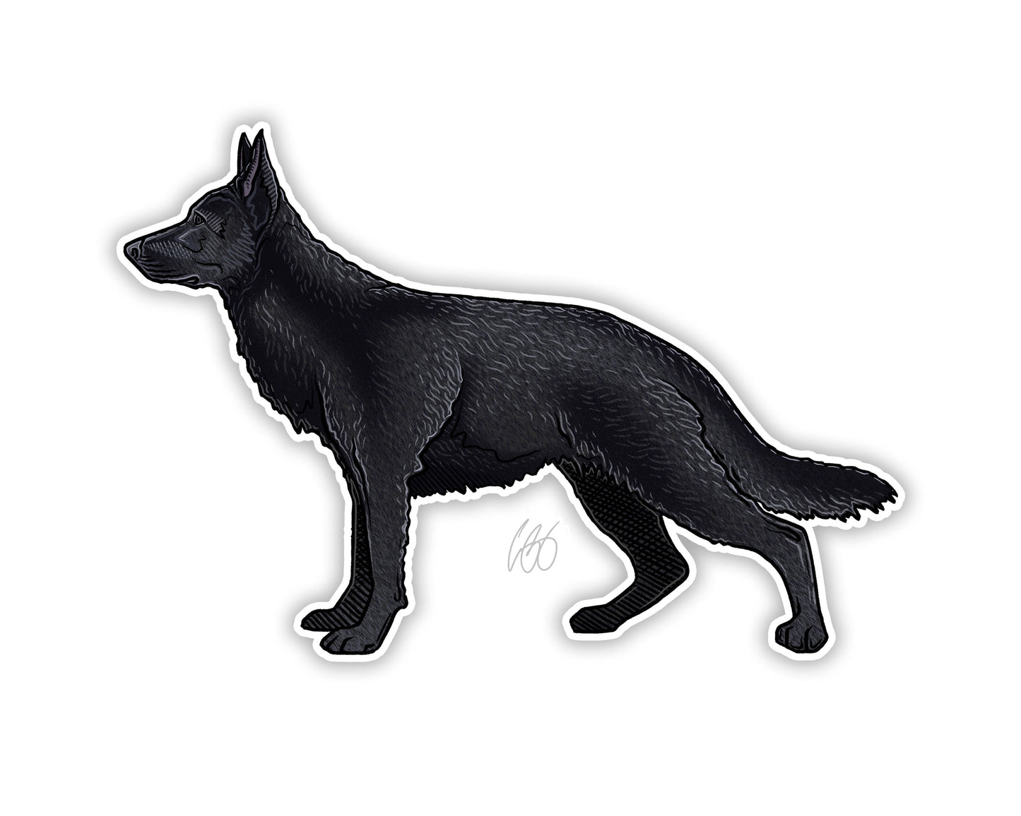 German Shepherd Decal