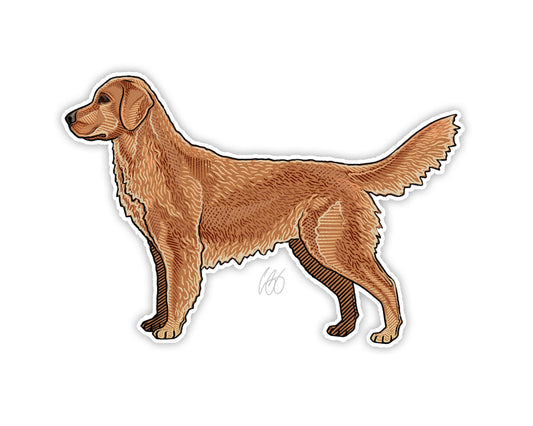 Golden Retriever Decal